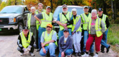Members do Garbage Pick up & Trail Maintenance.